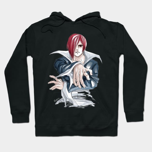 iori- king of fighter Hoodie by Beatlo